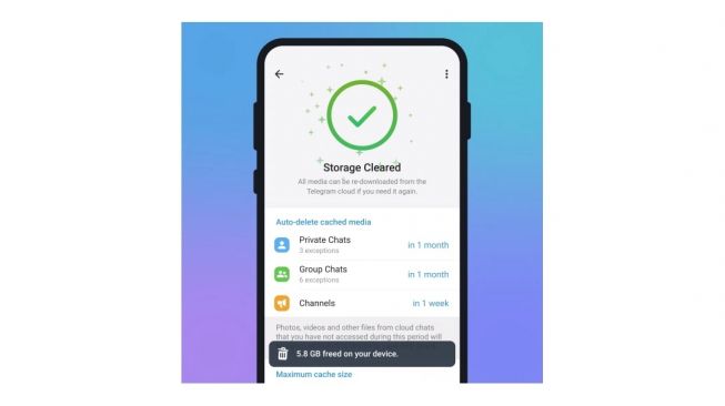 Fitur baru Telegram, Penghapusan File. [Telegram]
