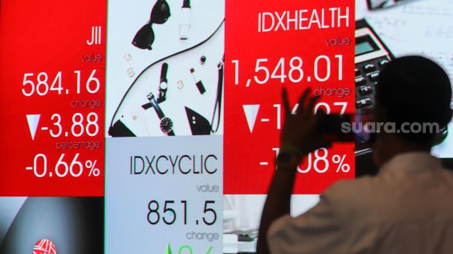 Selasa IHSG Ditutup Anjlok, Saham WIKA, SOUL Hingga TCPI Jadi Top Loser