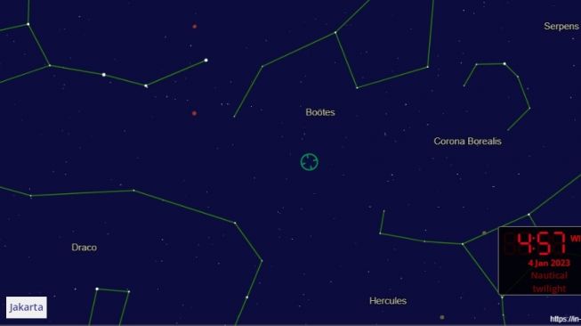 Hujan meteor Quadrantid 4 Januari 2023. (In the Sky)