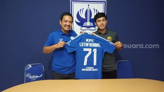 Muhammad Luthfi Kamal resmi bergabung dengan PSIS Semarang. [Suara.com/Budi AR]