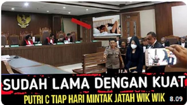 CEK FAKTA: False Connection, Narasi 'Sudah Lama Dengan Kuat, Putri C Tiap Hari Minta Jatah Wik Wik'