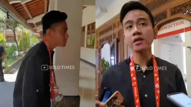 Ngikutin Tren! Gibran Rakabuming Ngantor Pakai Kalung Mixue, Disentil Malah Begini Responsnya