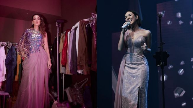 Adu Gaya Luna Maya Vs Gisella Anastasia (Instagram/lunamaya dan gisel_la)