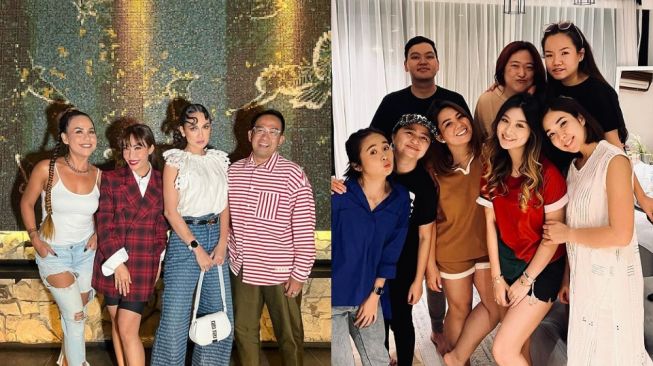 Adu Gaya Luna Maya Vs Gisella Anastasia (Instagram/lunamaya dan gisel_la)