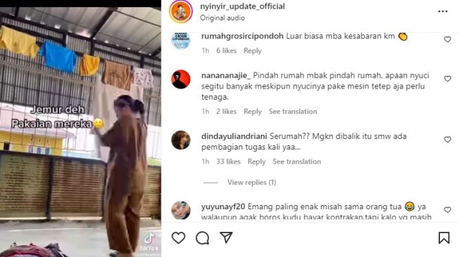 Sendirian Cuci Semua Baju Keluarga Suami, Wanita Ini Bak Babu di Rumah Mertua!