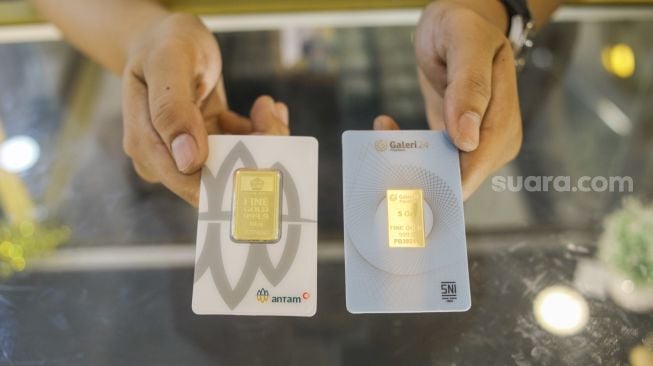 Harga Emas Antam Kembali Merangkak ke Level Paling Tinggi