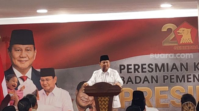 Singgung Kader yang Keluar Dari Jalur Perjuangan Gerindra, Prabowo: Itu Biasa, yang Penting Saya Tak Khianat