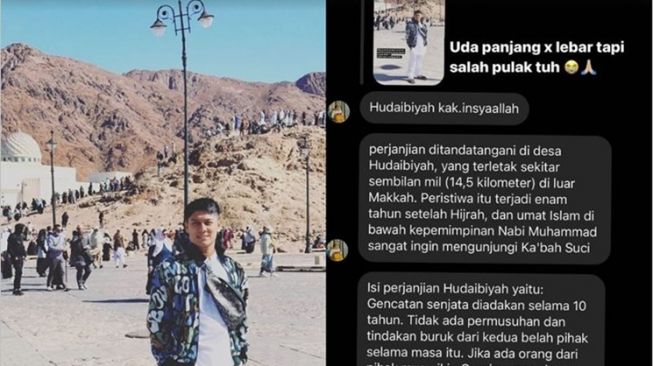  Kelakuan Unik Rizky Billar di Tanah Suci (Instagram/@rizkybillar)