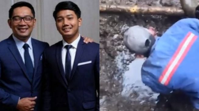 MasyaAllah! Ditemukan Mata Air Dekat Makam Eril Putra Ridwan Kamil