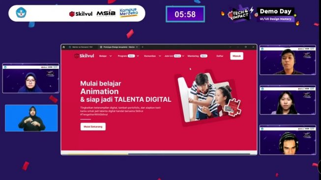 800 Mahasiswa dari Berbagai Universitas di Indonesia Tingkatkan Keterampilan Digital Melalui Skilvul #Tech4Impact