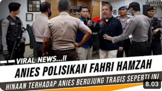 Fahri Hamzah Ditangkap Polisi Gegara Hina Anies Baswedan, Benarkah?