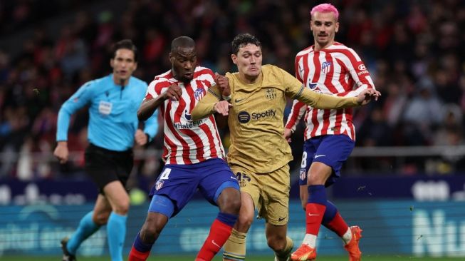 Link Live Streaming Barcelona vs Atletico Madrid di Liga Spanyol Malam Ini