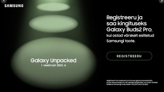 Poster pre-order Samsung Galaxy S23. [Twitter/@sondesix]
