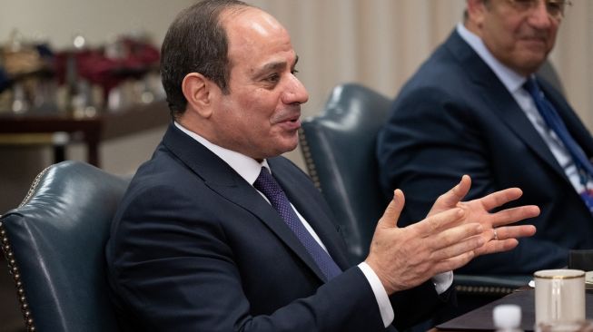 Presiden Mesir, Abdul Fatah al Sisi. [AFP/Saul Loeb]