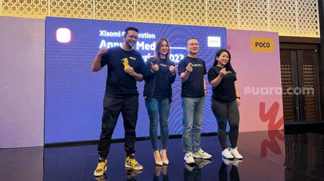  Xiaomi Indonesia memastikan kalau Redmi Note 12 series segera hadir ke Indonesia di Q1 2023. [Suara.com/Dicky Prastya]