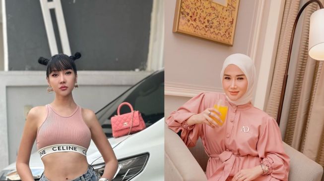 Adu Gaya Lucinta Luna dan Marissya Icha (TikTok/marissyaichareal)