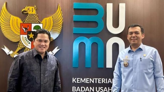 Erick Thohir Bertemu dengan Dirjen Imigrasi Silmy Karim, Apa yang Dibahas?