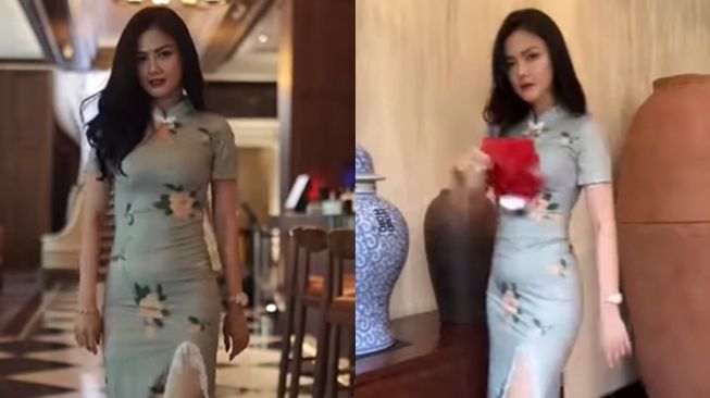 Potret Nita Gunawan Pakai Dress Ketat (Instagram/@nitagunawan09)