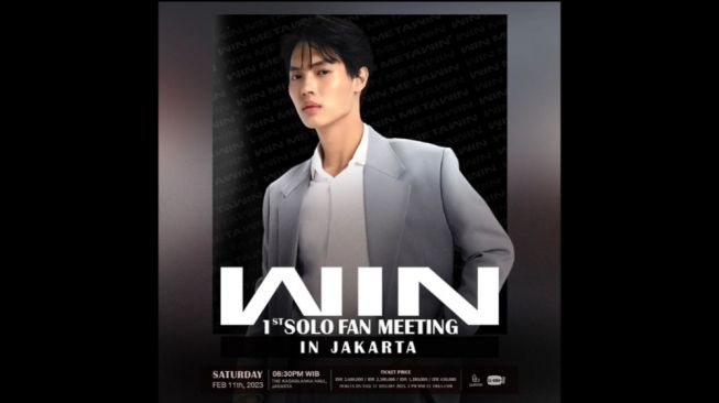 Win Metawin Adakan Fan Meeting di Indonesia, Yuk Intip Harga Tiketnya!