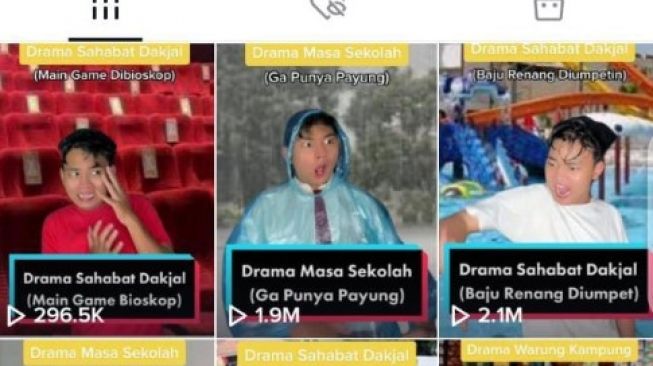 Sukses dengan Konten Bocil yang Bikin Ngakak di Tiktok, Syahrul Ramadhan Jadi The Most Favorite Influencer