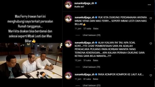 Ngerinya Kalau Sunan Kalijaga Jadi Pengacara Ferry Irawan, Netizen: Pasti Gak Dibayar