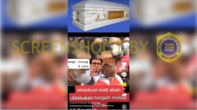 CEK FAKTA: Ferdy Sambo akan Dieksekusi Mati Tengah Malam, Benarkah?