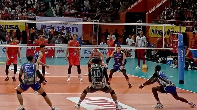 Hasil Proliga 2023: Surabaya BIN Samator Tundukkan Jakarta Bhayangkara Presisi 3-1