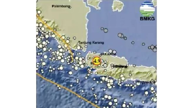 Gempa Berkekuatan Magnitudo 4,9 Guncang Tangerang Banten