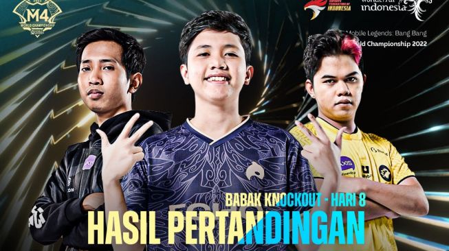 Rangkuman Hasil M4 Mobile Legends 14 Januari: RRQ Hoshi dan Onic Esports Gugur