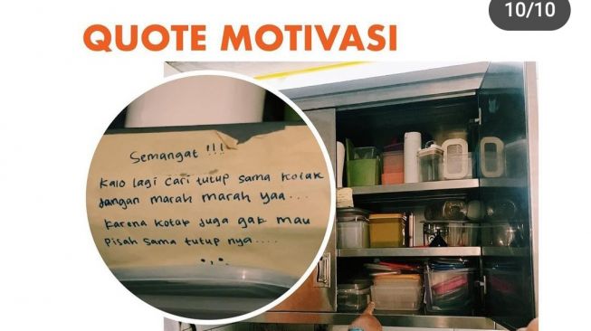 Bikin Ngakak! Netizen Temukan Quote Motivasi Cari Kotak Makan dan Tutupnya di Rumah Anies Baswedan