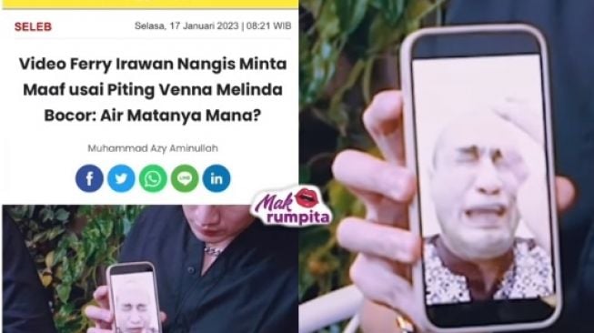 Ferry Irawan Nangis Tanpa Air Mata, Disuruh Belajar Sama Fajar Sadboy