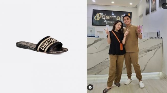 Sandal Teplek Dior Rp 11,3 Juta Ayu Tingting Bikin Salfok, Padahal di E-Commerce Cuma Rp 50 Ribu