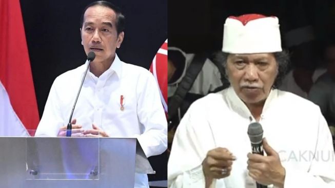 Kolasi Jokowi dan Cak Nun. [Instagram/jokowi dan Youtube/caknun.com]