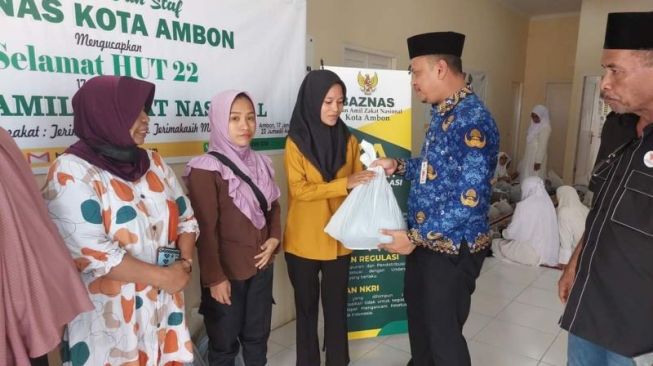 HUT Baznas, Pemkot Ambon dan Baznas Salurkan Zakat ASN