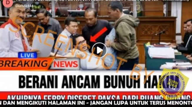 CEK FAKTA: Febri Diansyah Diseret Paksa dari Persidangan Ferdy Sambo sampai Ancam Bunuh Hakim, Benarkah?