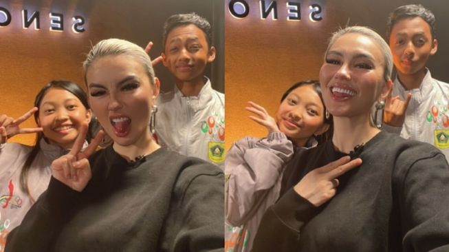 Potret Pertemuan Agnez Mo dengan Devina dan Kesya (Instagram/@agnezmo)