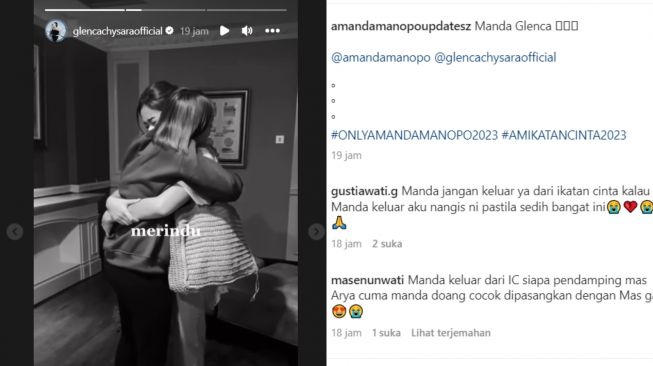 Amanda Manopo keluar dari sinetron Ikatan Cinta? (Instagram)