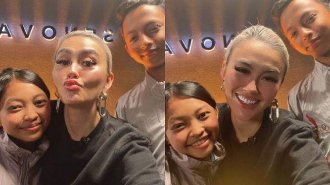 Potret Pertemuan Agnez Mo dengan Devina dan Kesya (Instagram/@agnezmo)