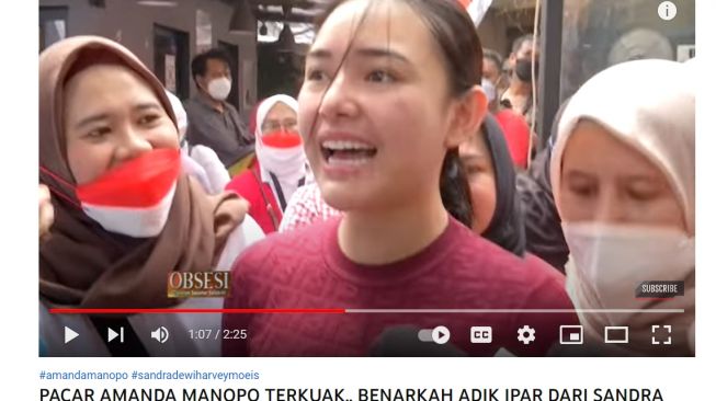 Amanda Manopo (Youtube/STAR PRO Indonesia)