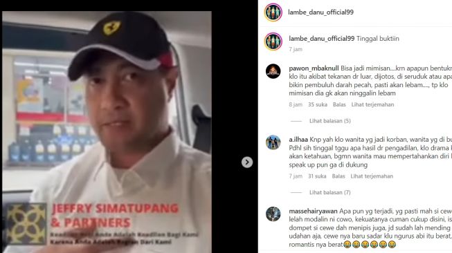 Ferry Irawan buat klarifikasi soal kasus KDRT yang menjeratnya. (Instagram/ lambe_danu_official99)