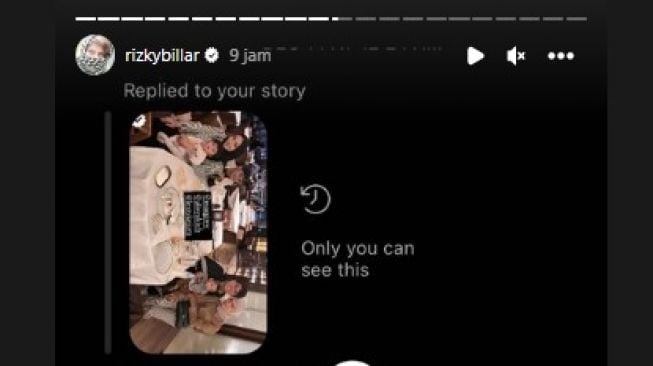 Rizky Billar murka disebut numpang hidup (Instagram)