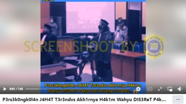 CEK FAKTA: Hakim Kasus Pembunuhan Brigadir J Diseret Paksa dari Ruang Sidang, Benarkah?