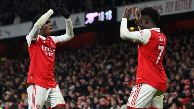 Kalahkan Manchester United, Eddie Nketiah Menjadi Bintang Arsenal Dinihari Tadi