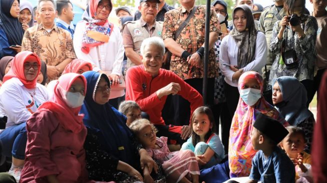 Ganjar Rayakan Ulang Tahun Megawati Bareng Ibu Hamil dan Menyusui untuk Entaskan Stunting