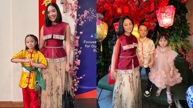 5 Potret Artis Rayakan Imlek Pakai Baju Nuansa China Meski Bukan Keturunan Tionghoa, Siapa Saja?