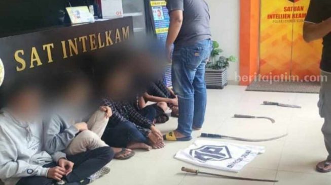 Tak Ada Kapoknya, Muncul Lagi Gangster Misterius Anak-anak Muda Surabaya