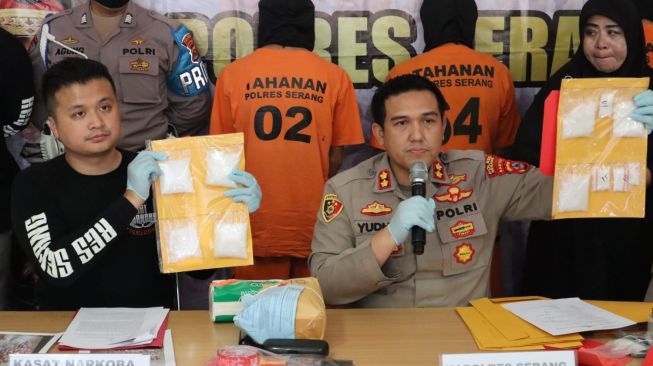 Gunakan Modus Missing Link, 2 Kurir Narkoba di Kabupaten Serang Diringkus