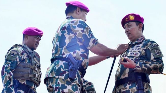 Kapolri Jadi Warga Kehormatan Marinir, Sinergitas TNI-Polri Makin Kokoh