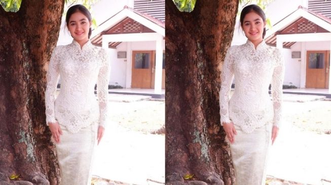 Pesona Cut Syifa Pakai Baju Pengantin (Instagram/@cutsyifaa)