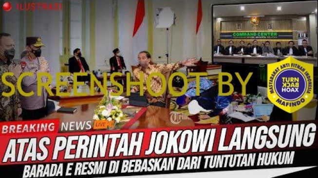 CEK FAKTA: Beredar Breaking News Jokowi Resmi Bebaskan Bharada E dari Tuntutan Hukum, Benarkah?